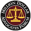 Logo Recognizing Armstrong Law, PLLC's affiliation with Million Dollar Advocates Forum